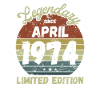 Légendaire depuis avril 1974 - Anniversaire