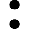 Colon symbol double dot