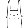 niedlicher Hase Ostern