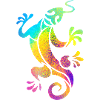 Mehrfarbiger Salamander