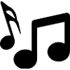 Musical notes sign