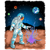 astronaut on mars