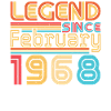 1968 Februar Legende Retro