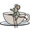 Guten Morgen Kaffee Koffein Maus Nager Frühstück
