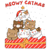 Meowy Catmas Happy Cat Christmas