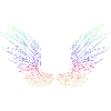 Rainbow wings