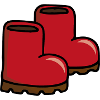 Rote Gummistiefel Stiefel Winterstiefel