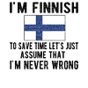 Stolt Finn Finland Ursprung Finsk flagga