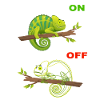 Drôle de caméléon - ChameleON ChameleOFF