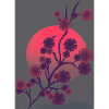 Kirschblüten im Blutmond