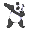 panda dabbing