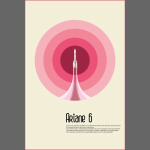 Ariane 6 solar pink version by ItArtWork