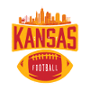 Kansas Football Skyline Emblem