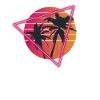 80s Retro Palm Shirt