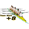 Rowing Equipment +8 Oars