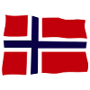 Norvège Drapeau ondulé Croix