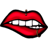 Lips with Piercing – Aesthetic Design