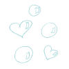 Soap bubbles hearts