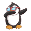 Dabbing Penguin Bambini