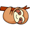 Sloth Comic Animal