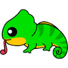Chameleon Comic Animal
