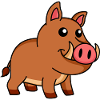 Wild Boar Comic Animal