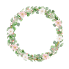 Wreath flowers customizable