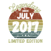 Legendary since July 2017 - Birthday