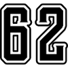 Symbole numérique 62