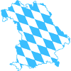 Bavaria diamond white blue