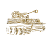 Panzer Tiger Kampfpanzer Weltkrieg Spruch