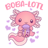 Bubble Tea Axolotl Boba-Lotl