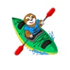 Sloth kayak team