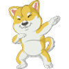 shiba inu dabbing