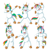 Unicorn dabbing