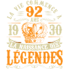 Anniv 92 ans Anniversaire 1930