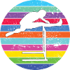 Hurdles Retro Hurdler Athletics