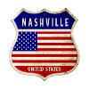 Nashville USA Stati Uniti Stemma Bandiere