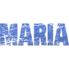 Rayures au nom de Maria