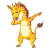 Dabbing Giraffe