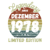 Legendary since December 1978 - Birthday