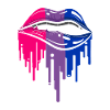 Bisexuelle Lippen