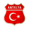 Antalya Turkey flag emblem
