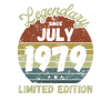 Legendary since July 1979 - Birthday