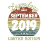 Legendary since September 2019 - Birthday