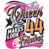 44 års fødselsdag 44 år Queen Women Women