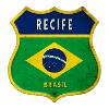 Recife Brésil Armoiries Drapeaux Design