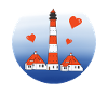 Leuchtturm Westerhever Liebe