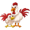 Chicken farmer family