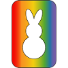 Rainbow rabbit